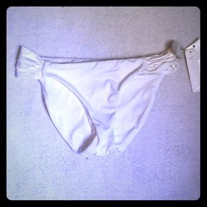 White Reversible Bikini Bottoms